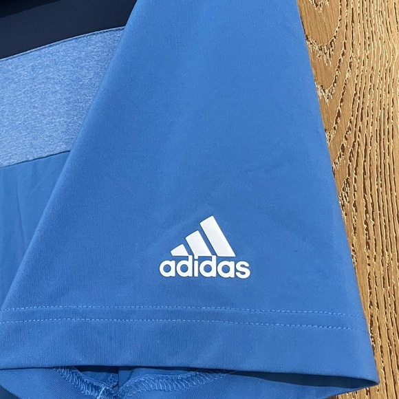 Adidas Men’s Primegreen Blue Polo Shirt Sz-XL - Picture 5 of 6